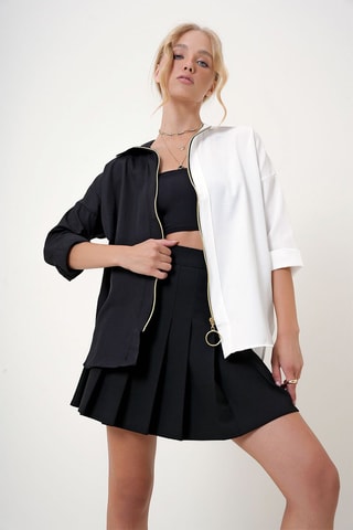 Chemisier - Noir et blanc