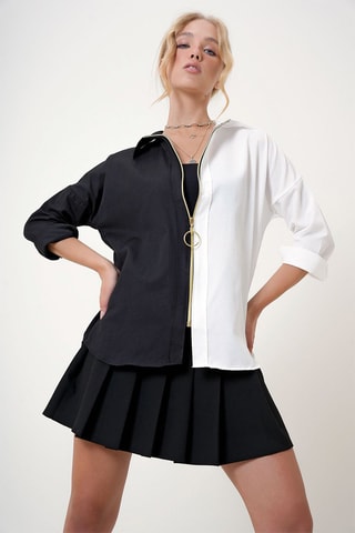 Chemisier - Noir et blanc