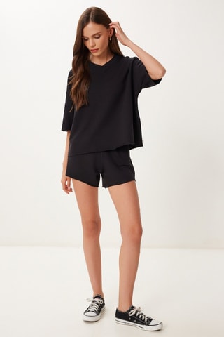 Top et short - Noir