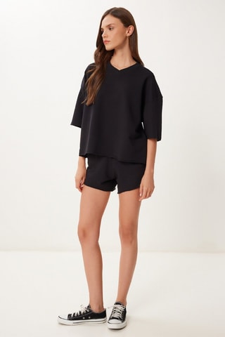 Top et short - Noir