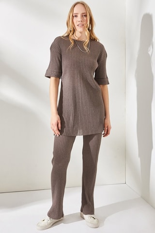 Tunique et pantalon - Taupe
