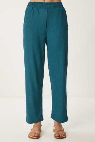 Kimono et pantalon - Vert émeraude