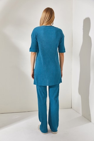 Tunique et pantalon regular - Indigo