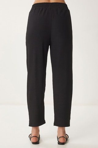 Kimono et pantalon - Noir