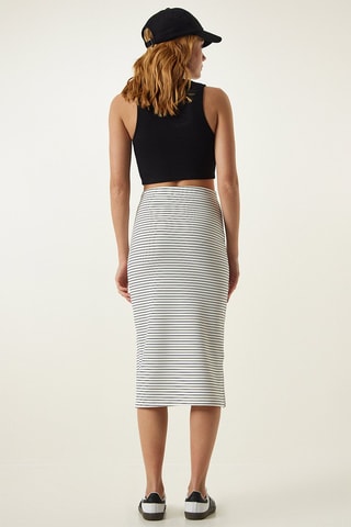 Jupe - 
Blanc et noir