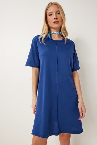 Robe t-shirt - Bleu marine