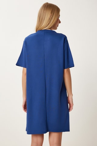 Robe t-shirt - Bleu marine