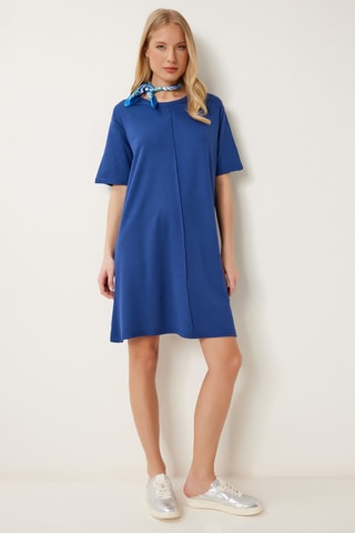 Robe t-shirt - Bleu marine