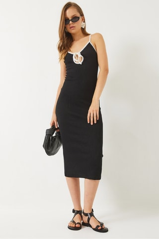 Robe fourreau - Noir