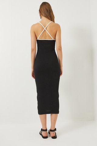 Robe fourreau - Noir