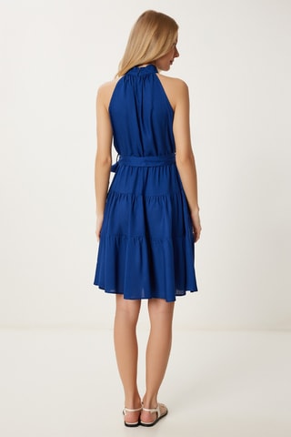 Robe patineuse - Bleu cobalt