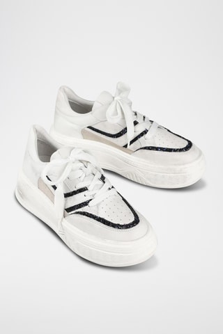 Baskets en cuir - Blanc