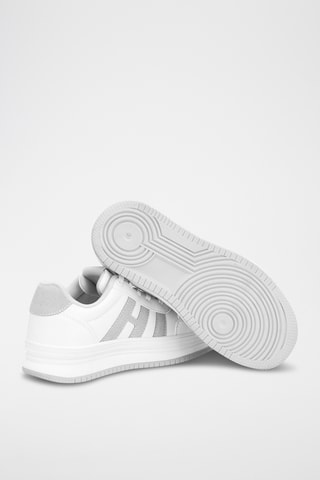 Baskets - Blanc et gris foncé