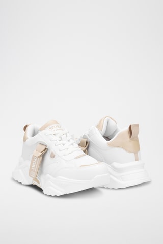 Baskets - Blanc et beige