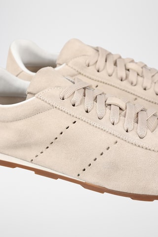 Baskets en nubuck - Ecru