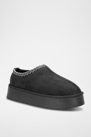 Low boots plateformes - Noir