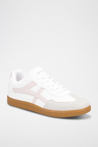 Baskets - Blanc et rose clair