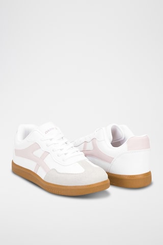 Baskets - Blanc et rose clair