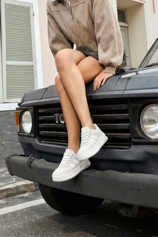 Sneakers plateformes - Gris