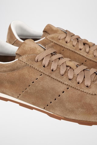 Baskets en nubuck - Marron clair