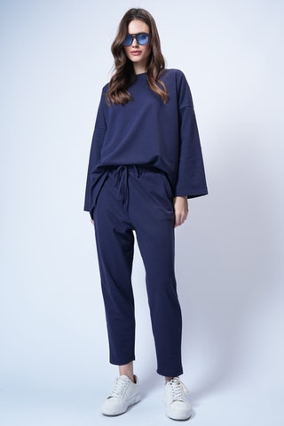 T-shirt oversize et pantalon - Bleu marine