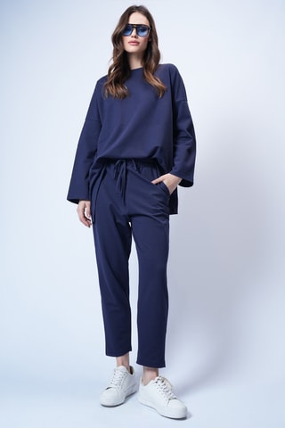 T-shirt oversize et pantalon - Bleu marine