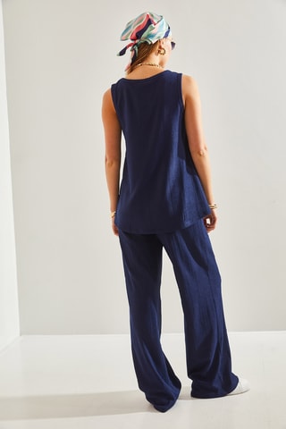 Débardeur et pantalon - Indigo