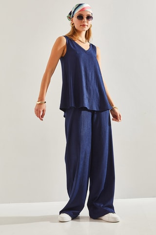 Débardeur et pantalon - Indigo