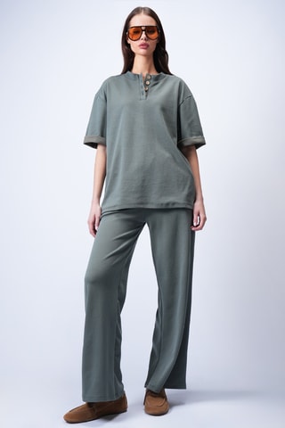 T-shirt et pantalon - Kaki