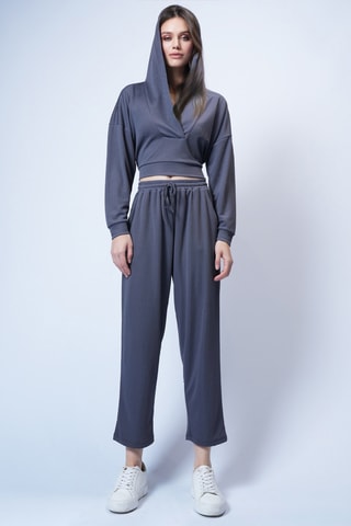 Sweat à capuche et pantalon - Anthracite