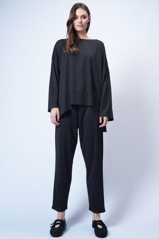 T-shirt oversize et pantalon - Noir