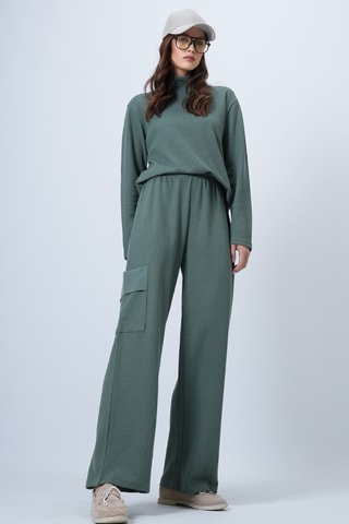 T-shirt et pantalon cargo - Kaki