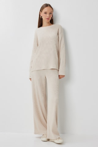 Pull et pantalon - Beige
