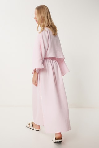 Blouse et jupe longue - Rose