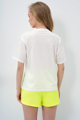 T-shirt et short - Blanc et jaune