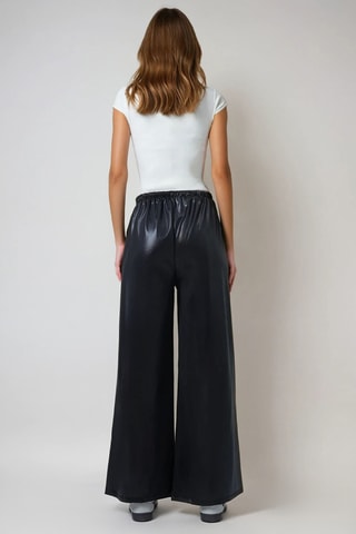 Pantalon wide legs - Noir