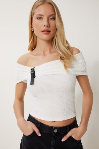 Top - Blanc