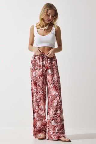 Pantalon palazzo - Rouge