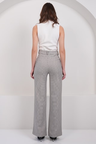 Pantalon - Gris clair et écru