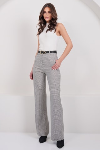 Pantalon - Gris clair et écru