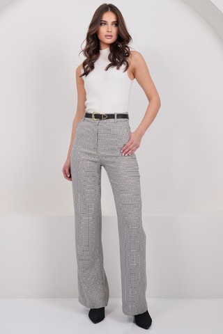 Pantalon - Gris clair et écru