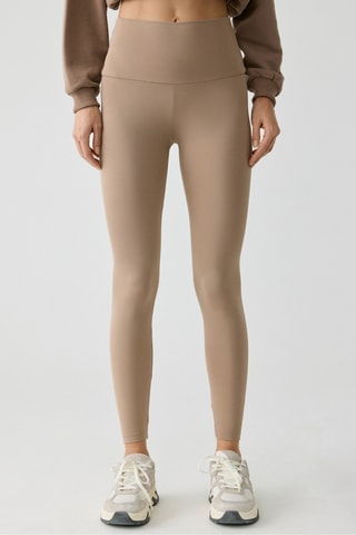 Legging taille haute - Taupe