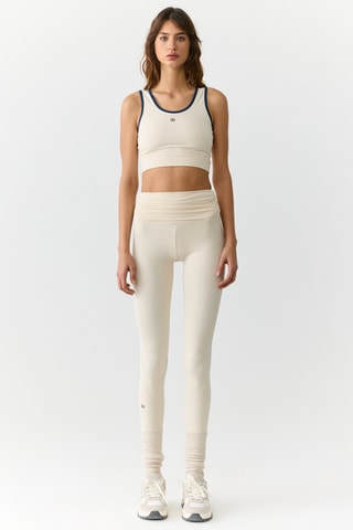 Legging taille haute - Ecru