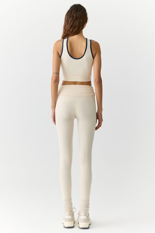 Legging taille haute - Ecru