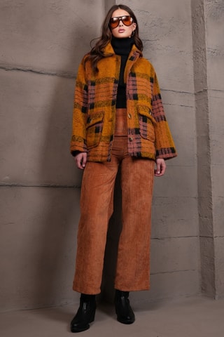 Veste - Marron clair et noir