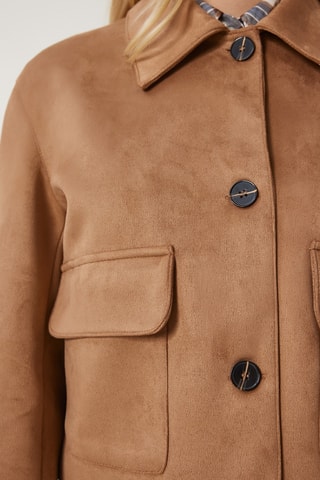 Veste en nubuck - Taupe