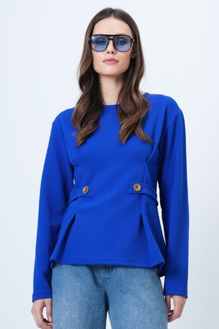 Blouse - Bleu