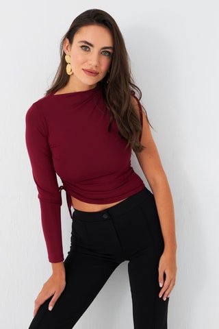 Crop top - Bordeaux