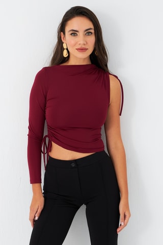 Crop top - Bordeaux