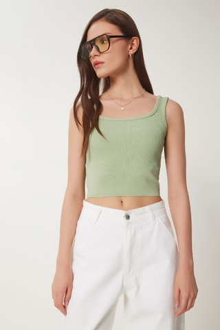 Crop top - Vert d’eau